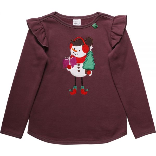 "Green Cotton" Sweatshirt Schneemann