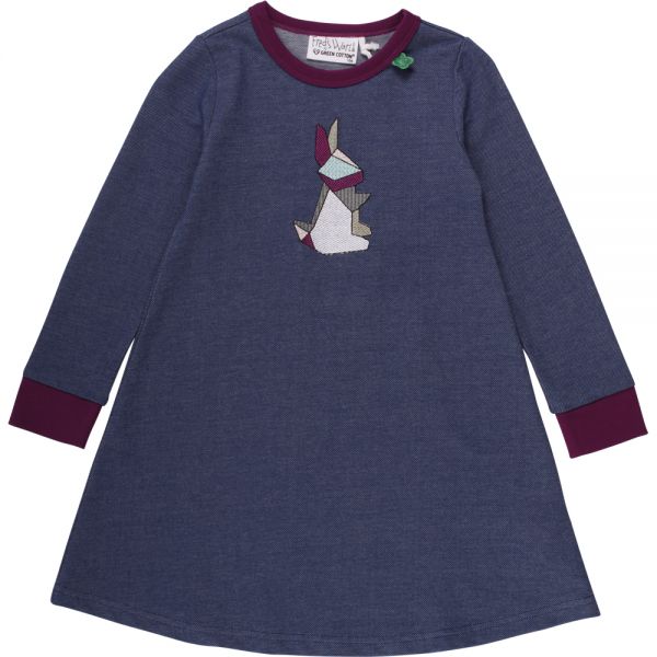 "Green Cotton" Kleid Jeansoptik Hase