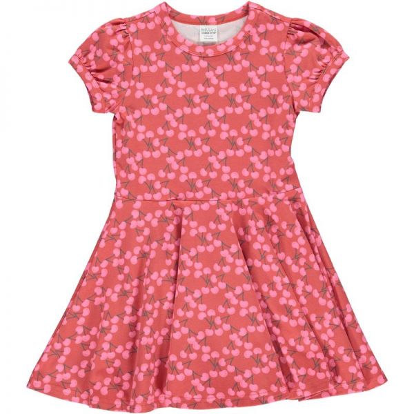 "Green Cotton" Kleid Kirschen