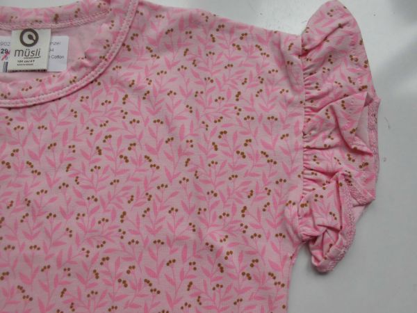 "Green Cotton" T-Shirt Rüschen