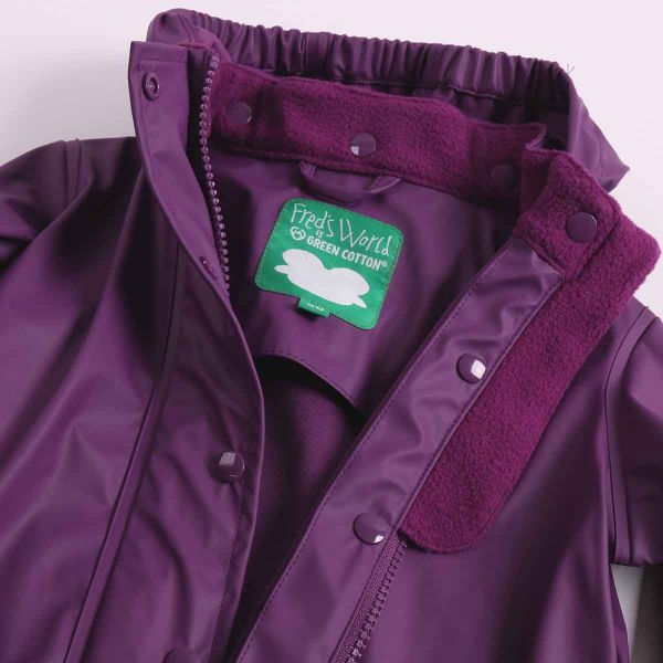 "Green Cotton" Outdoorjacke beere