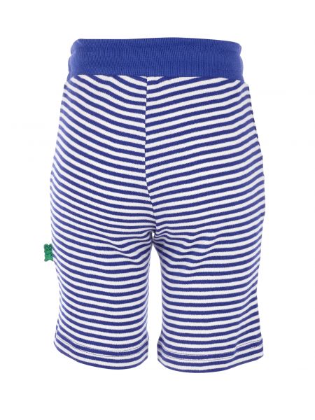 "Green Cotton" Bermuda blau/weiß