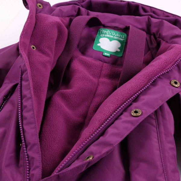 "Green Cotton" Schneeanzug beere