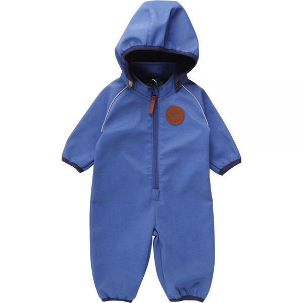 "Green Cotton" Softshell-Anzug blau