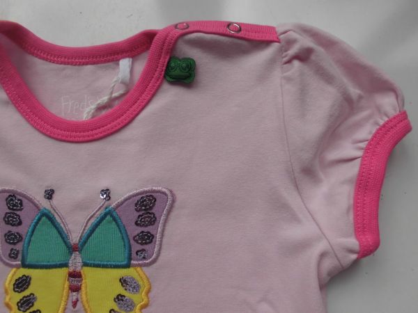 "Green Cotton" T-Shirt Schmetterling