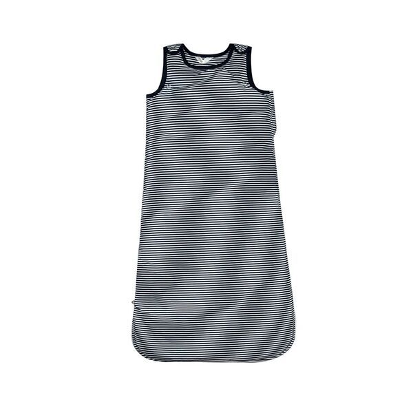"Green Cotton" Schlafsack navy Streifen