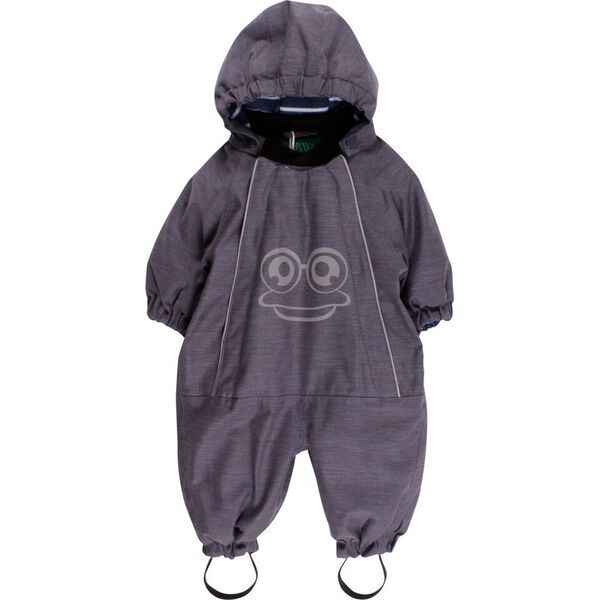 "Green Cotton" Schneeanzug blau/grau