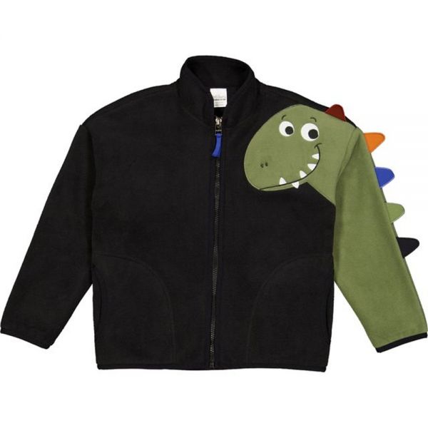 "GReen Cotton" Fleece-Jacke Dino