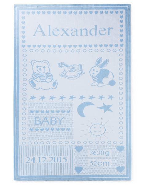 personalisierte Babydecke