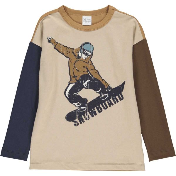 "Green Cotton" T-Shirt Snowboard