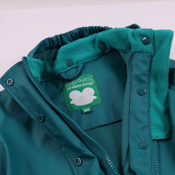 "Green Cotton" Outdoorjacke petrol