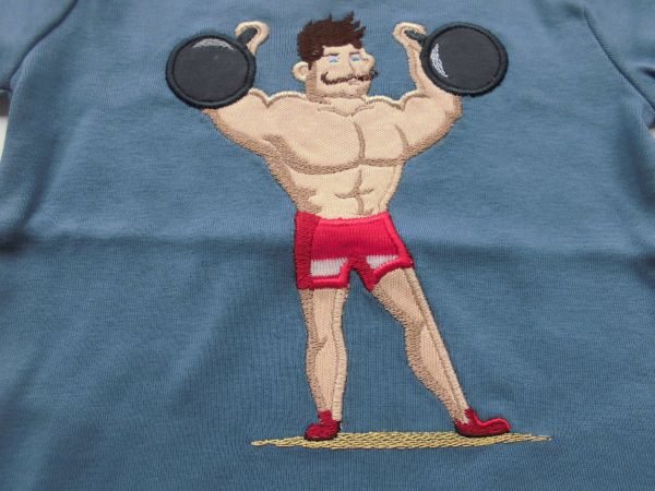 "Green Cotton" T-Shirt Gewichtheber