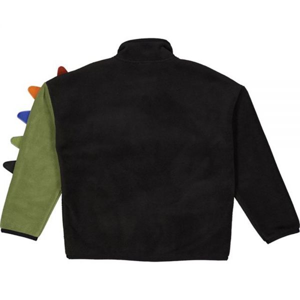"GReen Cotton" Fleece-Jacke Dino