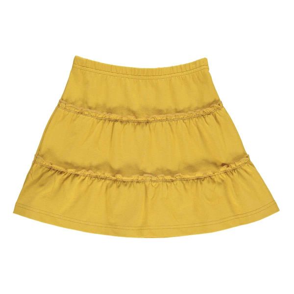 "Green Cotton" Stufenrock gelb