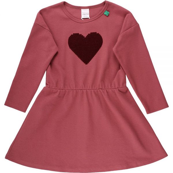 "Green Cotton" Kleid Herz