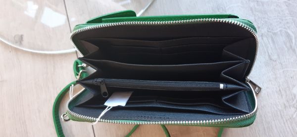 Handy-Portmonnaie aus Leder