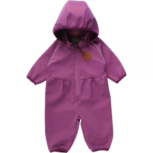 "Green Cotton" Softshell-Anzug lila