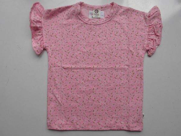 "Green Cotton" T-Shirt Rüschen