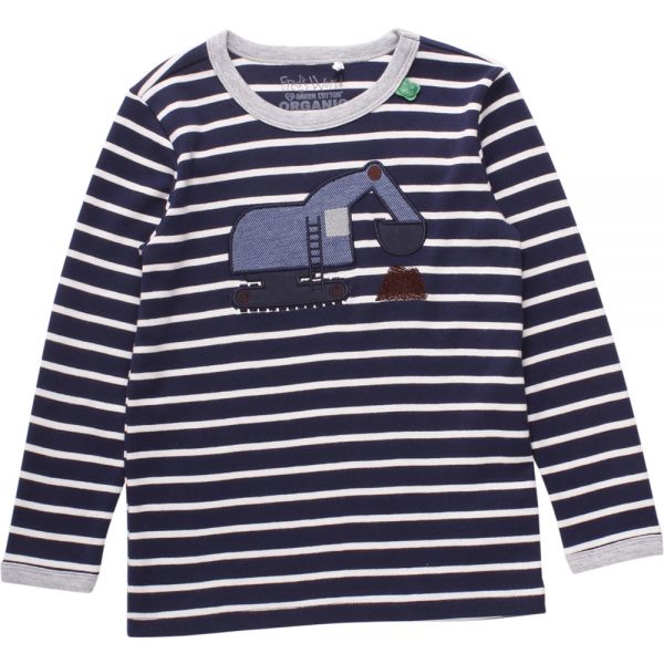 "Green Cotton" Streifenshirt Bagger